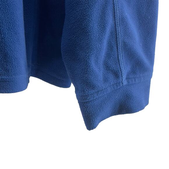 LL Bean Fleece Pullover Jacket Blue 1/4 Zip Sweatshirt Long Sleeve Men Sz Large - Picture 5 of 6